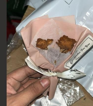 Mini Dried Flowers Bouquet Perfume for Car Air Freshener